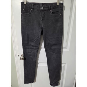 KUT From The Kloth Jeans Womens 8 Gray Straight Leg Stretch Denim Pants 31x30